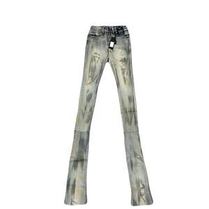 Si Tu Veux Brandon Jean’s Matte Gold Size 36 New